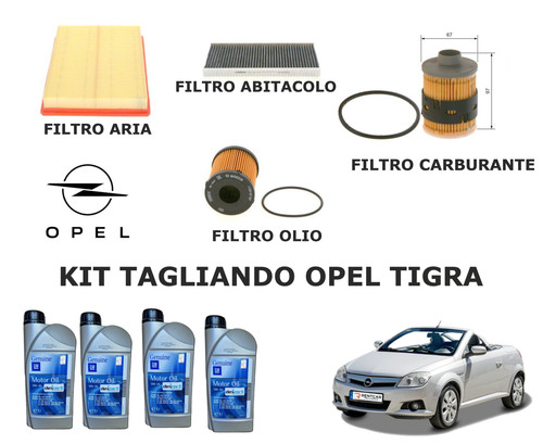 Kit tagliando opel tigra - kit,